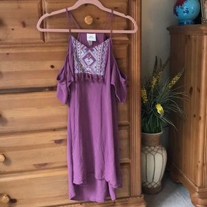 Hi-low, Boho cold shoulder sundress